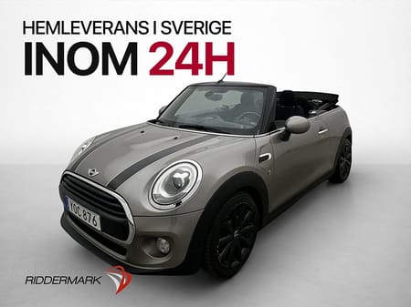 MINI Cooper Cabriolet Convertible 136hk Kamera Sensorer 2 Brukare