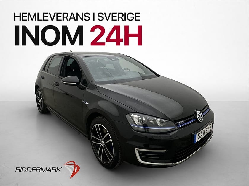 Bild 1 av Volkswagen Golf GTE 204hk Två-Brukare Kamera Navi Skinn Drag