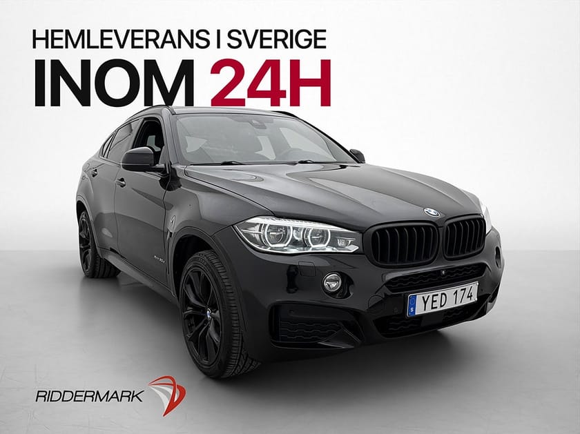 Bild 3 av BMW X6 xDrive30d 258hk M Sport H/K Drag Kamera HuD Läder