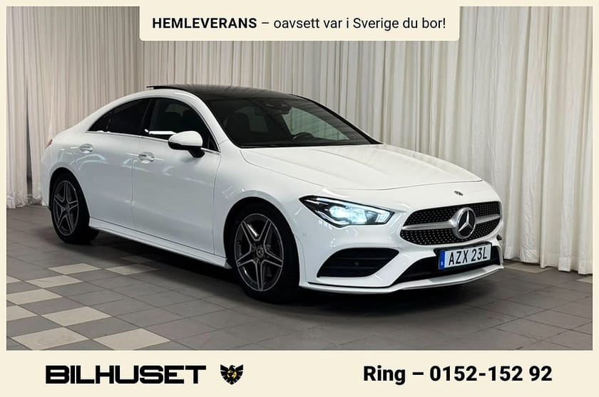 Bild 1 av Mercedes-Benz CLA 220 4MATIC 7G-DCT AMG Line Värmare CARPLAY NAVI PANO