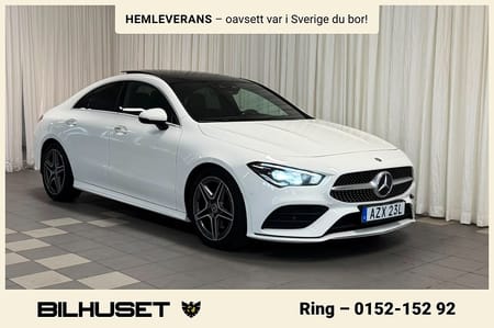 Mercedes-Benz CLA 220 4MATIC 7G-DCT AMG Line Värmare CARPLAY NAVI PANO