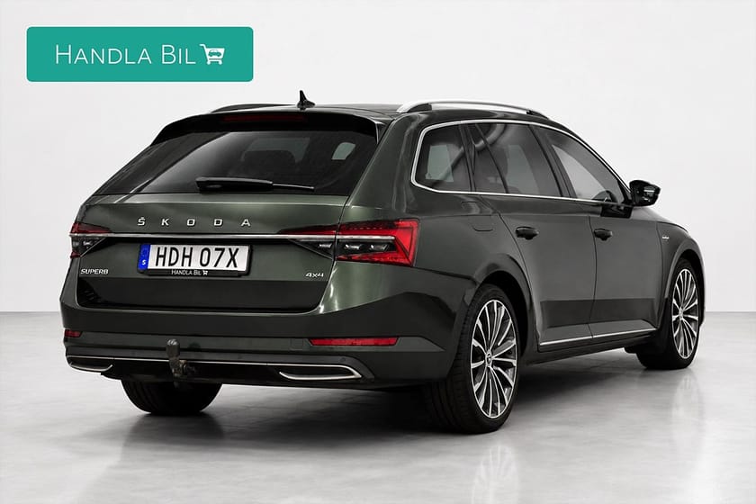 Bild 5 av Škoda Superb Kombi 2.0 TDI 4x4 L&K Drag Skinn Pano AdaptivF Rattv P-värm 190hk