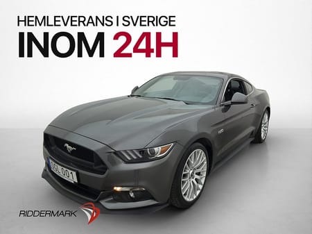 Ford Mustang GT V8 421hk BREMBO Kamera En-Brukare Svensksåld
