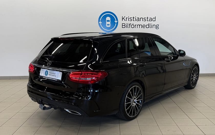 Bild 5 av Mercedes-Benz C 220 T d Aut AMG Night, Panorama, Premiumpkt. SE Läder