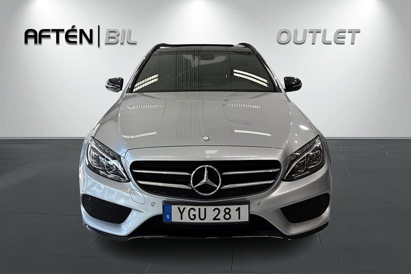 Bild 3 av Mercedes-Benz C 220 T d 220T 7G-Tronic Plus AMG Line Burmester Drag Pano GPS