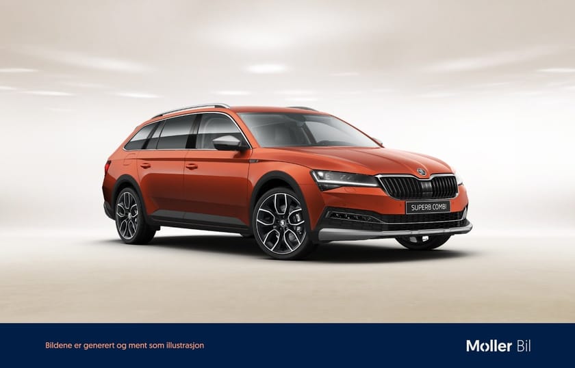 Bilde 1 av Škoda Superb Scout Sup3fl stv sco d200 dsg4x4kamp