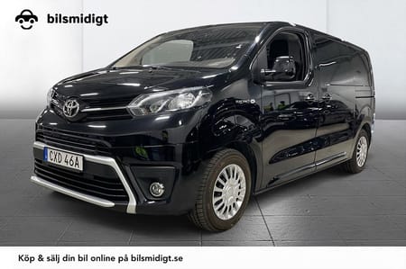 Toyota Proace Electric 75 kWh L2 Komfort+ Drag 2xSidodörr Navi Kamera 3-sits 136hk