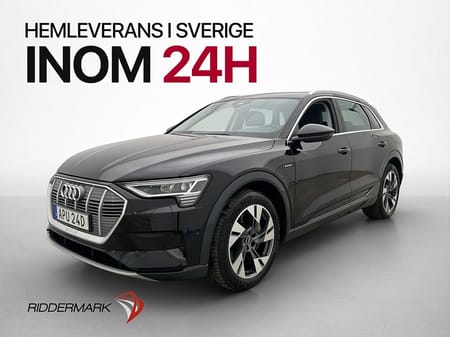 Audi e-tron 55 quattro Cockpit Skinn Elstol CarPlay Sensorer