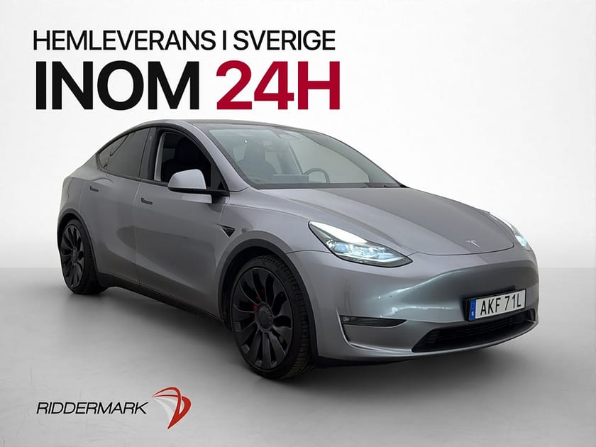 Bild 1 av Tesla Model Y Performance Autopilot Värmepump Dragkrok
