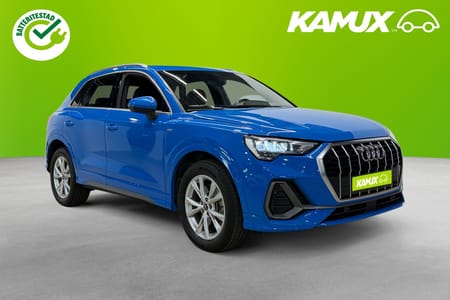 Audi Q3 45 TFSI e S Line 245hk GRILL PÅ KÖPET El-baklucka Cockpit Carplay