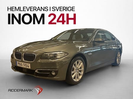 BMW 530d xDrive Sedan 530 D Luxury Läder Kamera Navi Adapt-fart Drag