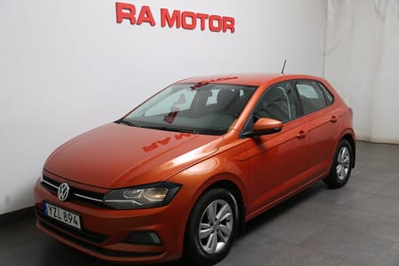 Volkswagen Polo 1,0 TSI 95hk DSG P-sensorer Motorv Dragkrok