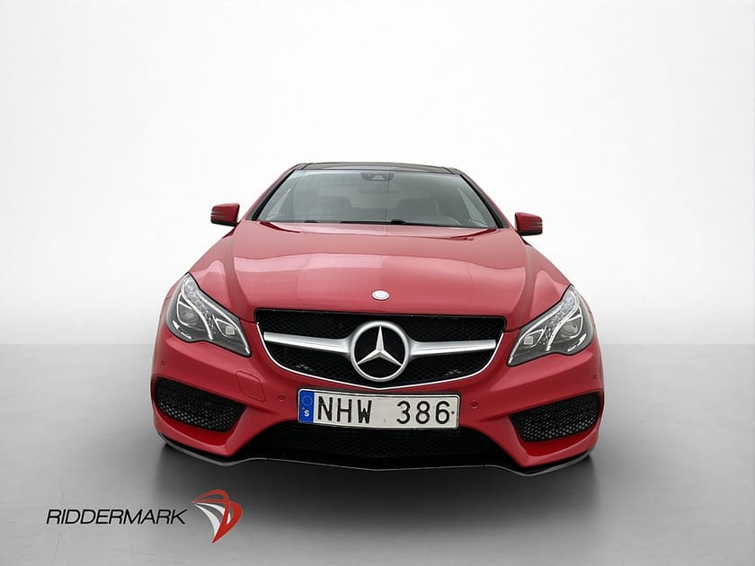 Bild 2 av Mercedes-Benz E 220 BlueTEC Coupé BE E220 170hk AMG Sport Pano Skinn P-sensorer