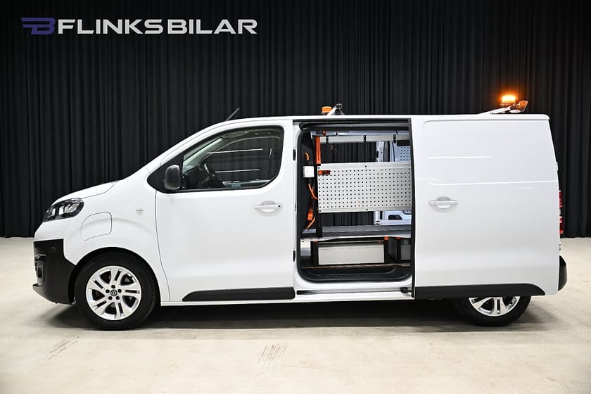 Bild 4 av Opel Vivaro-e Skåpbil 136HK Servicebil|Inredning|Omvandlare|Dubbelgolv|SeUtr