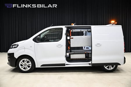 Opel Vivaro-e Skåpbil 136HK Servicebil|Inredning|Omvandlare|Dubbelgolv|SeUtr