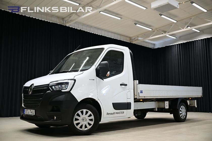 Bild 1 av Renault Master Chassi Cab dCi 150HK L4 Långflak|Värmare|GPS|Kamkedja|Leasbar