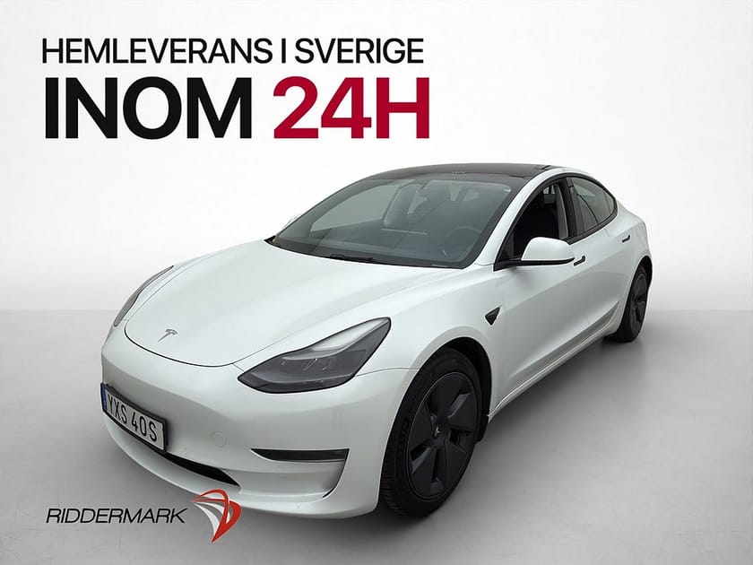 Bild 4 av Tesla Model 3 Long Range AWD Pano Kamera Skinn AP Värmare