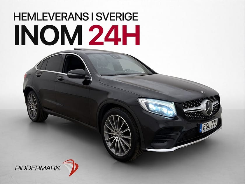 Bild 1 av Mercedes-Benz GLC 250 Coupé 4MATIC 4M 211hk AMG Pano Burmest Kamera