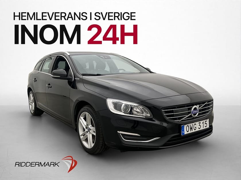 Bild 1 av Volvo V60 D5 Twin Engine AWD Summum VOC Värm Kamera Drag