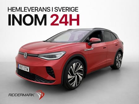 Volkswagen ID.4 GTX 299hk Dragkrok 360° Halvskinn CarPlay