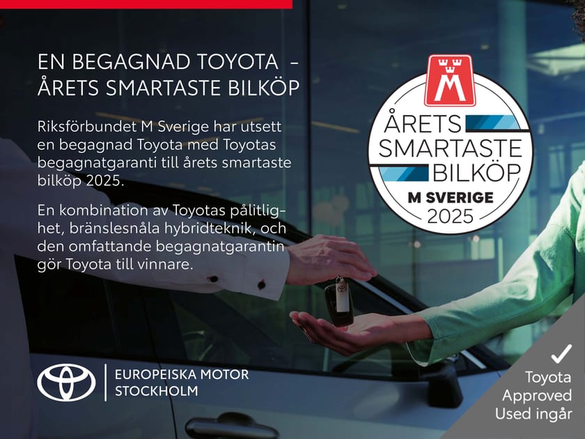 Bild 2 av Toyota Auris Hybrid 1,8 ACTIVE PLUS V-HJUL