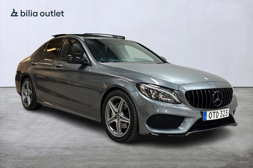 Bild 4 av Mercedes-Benz C 220 d AMG 170hk Panorama Drag Carplay
