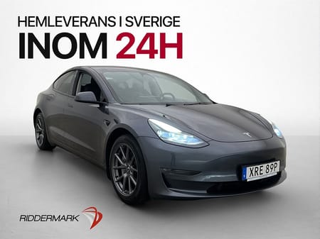 Tesla Model 3 Long Range AWD Drag Skinn Parkeringsklimat
