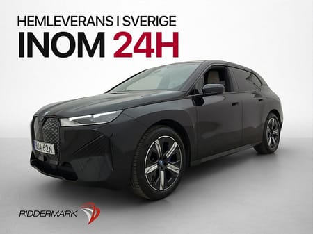 BMW iX xDrive50 Sport Sky Luftfjädring H/K Dragkrok 360 MOMS