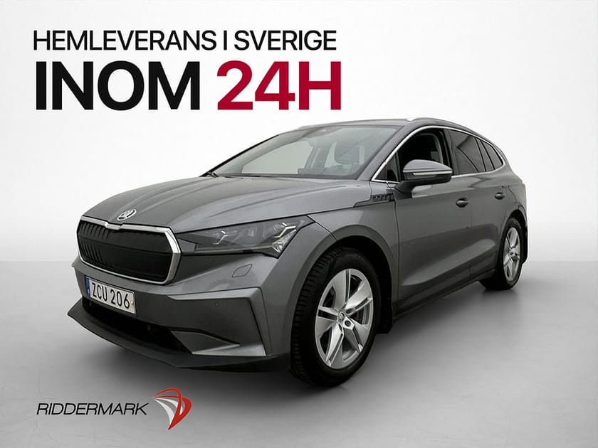 Bild 1 av Škoda Enyaq iV 80x Skoda 265hk Värmare Dragkrok Kamera Halvskinn MOMS
