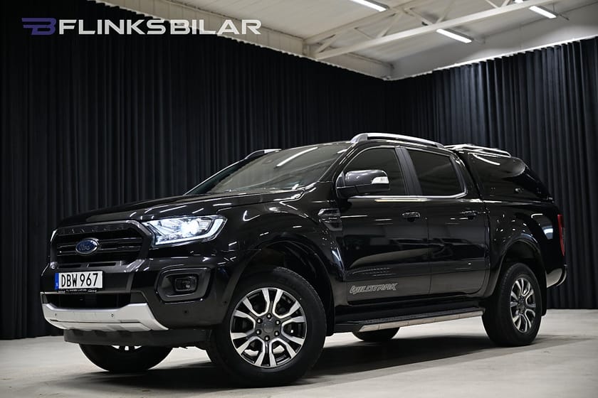 Bild 1 av Ford Ranger Dubbelhytt 2.0 213HK Automat|Wildtrack|Kåpa|Släde|Värmare|NyKamrem