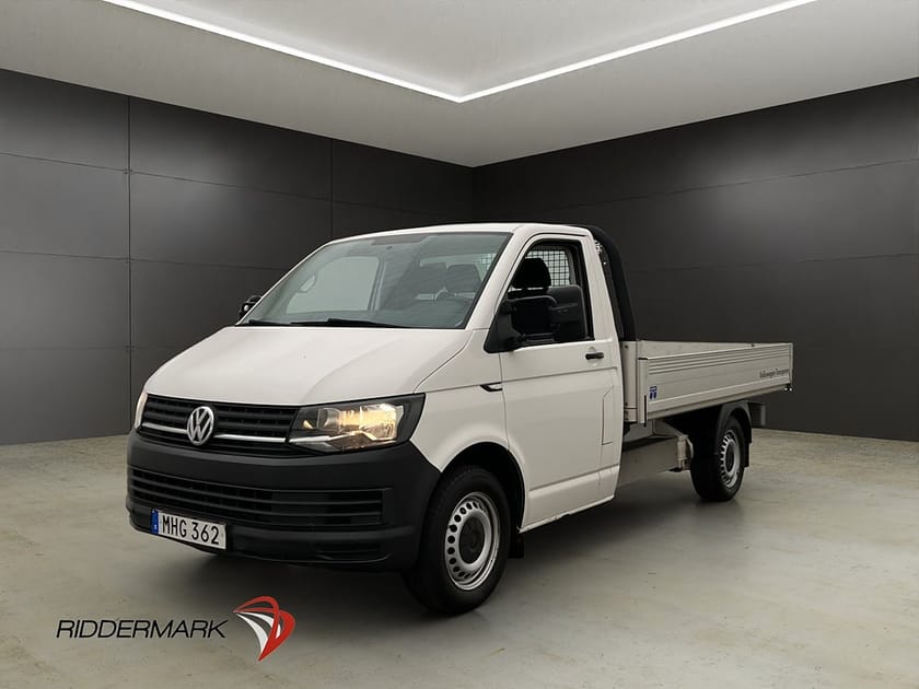Bild 3 av Volkswagen Transporter Chassi Cab FLAKBIL Värmare 3-Sits Dragkrok Moms