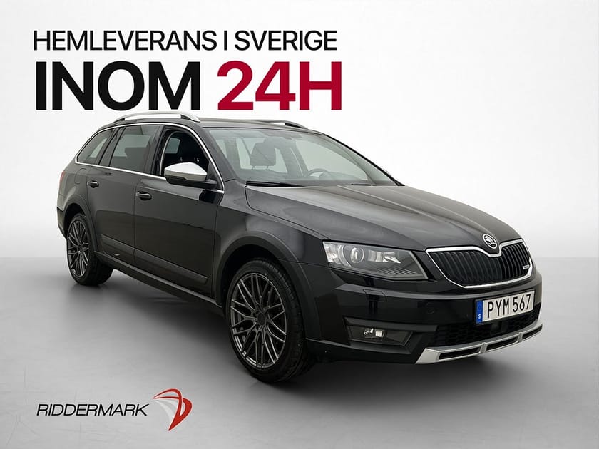Bild 1 av Škoda Octavia Scout Skoda TDI 150hk 4x4 Värmare Canton Kamera Drag