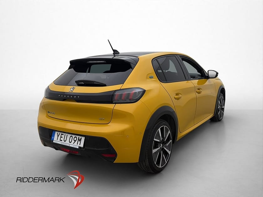 Bild 5 av Peugeot e-208 136hk GT Kamera Navi Halvskinn Farthållare