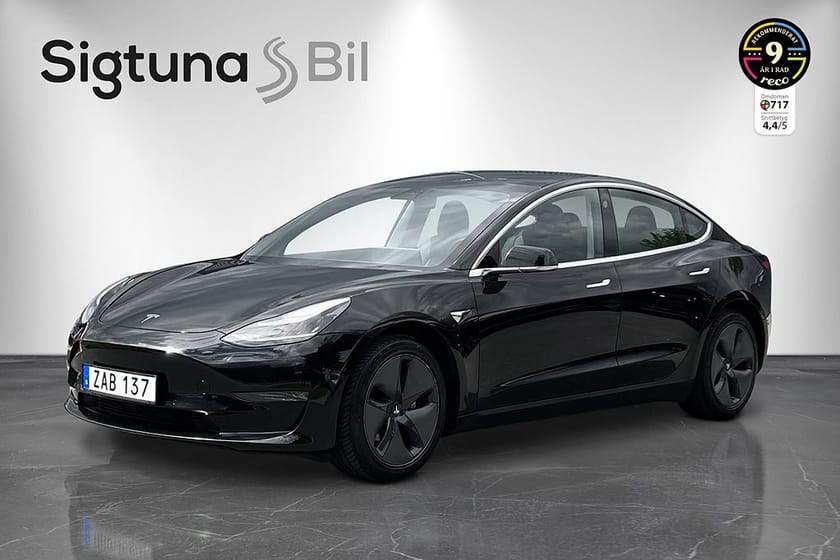 Bild 1 av Tesla Model 3 Long Range AWD Panorama / Läder / Navi