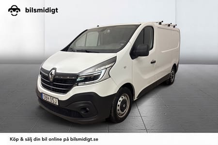 Renault Trafic Skåpbil 2.8t 2.0 L1 Drag Inredd Kamera Värmare 3-sits MOMS