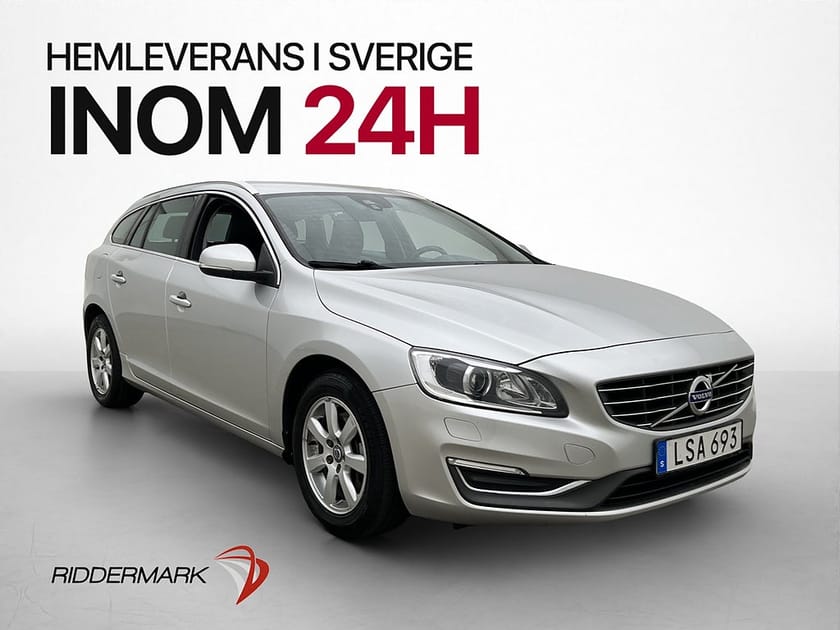 Bild 1 av Volvo V60 D4 181hk AWD Summum Skinn Värmare VOC Dragkrok