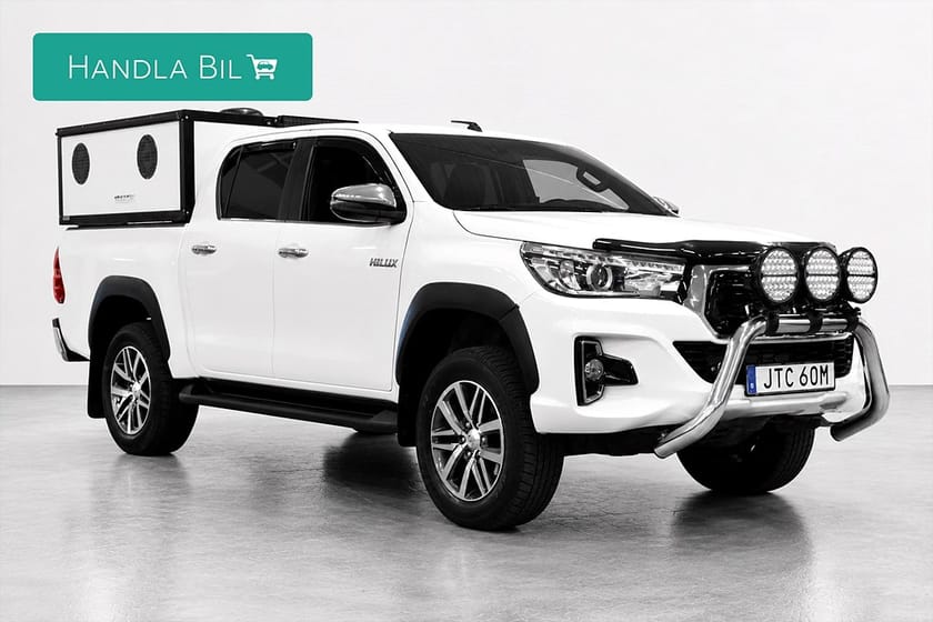 Bild 4 av Toyota Hilux Dubbelhytt 2.4 AWD Premium Drag Hundkåpa 2+1 Skinn Diff 150hk