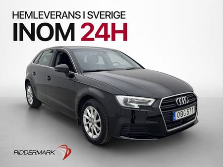Audi A3 Sportback 30 TFSI 116hk Adapt-fart P-Sensorer 2-Zons 0,51L/Mil