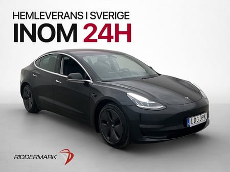 Tesla Model 3 Long Range AWD Kamera Pano Skinn Svensksåld