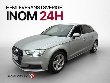 Audi A3 Sportback 1.4 TFSI 150hk Drag Sensorer 0,49L/mil 404kr Skatt