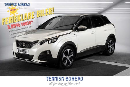 Peugeot 3008 GT Automat 180HK Glasstak/El sete/Skinn.int