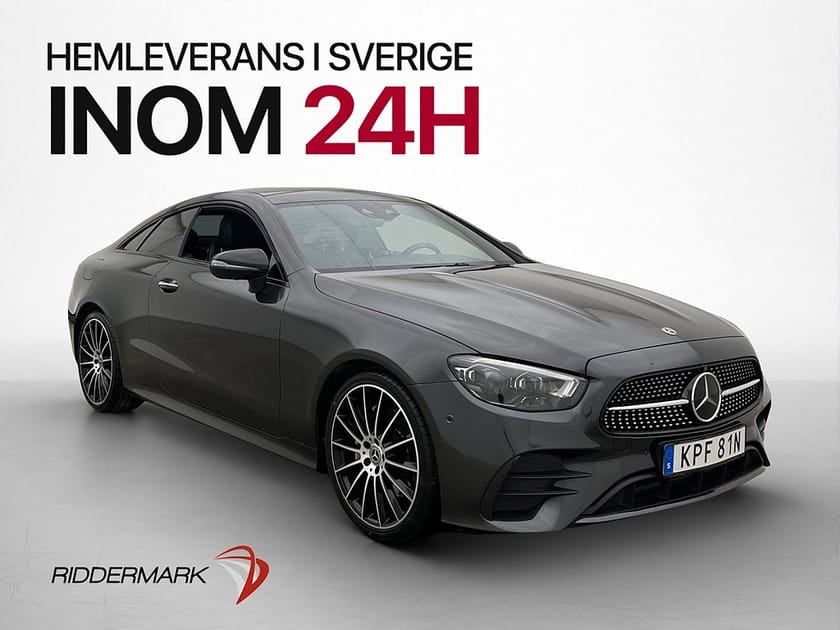 Bild 3 av Mercedes-Benz E 200 Coupé AMG Pano Burmester Nav 360° Värmare