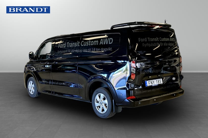 Bild 2 av Ford Transit Custom 320 Skåp Limited 320L LWB 2.0L EcoBlue 170hk 8AT AWD Diesel