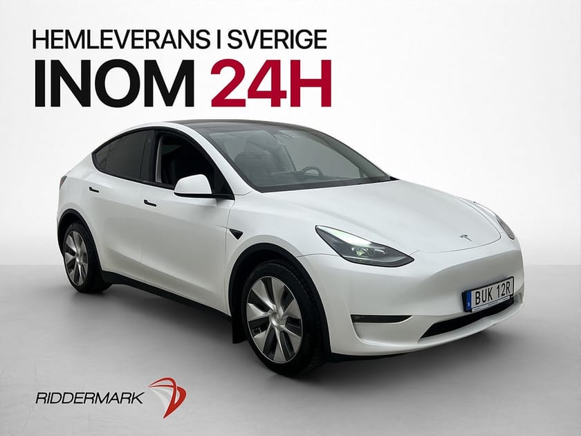 Bild 1 av Tesla Model Y Long Range AWD Svensksåld MOMS Drag
