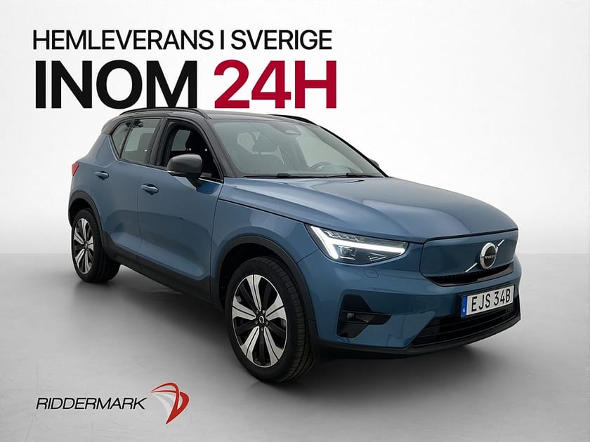 Bild 1 av Volvo XC40 Recharge Single Motor Plus Drag Värmare Kamera Elstol BLIS