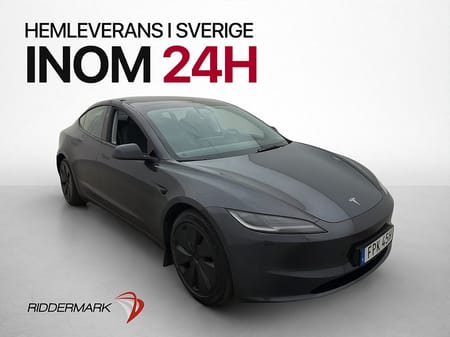 Tesla Model 3 Long Range AWD MOMS AP Pano Kamera Värme Skinn