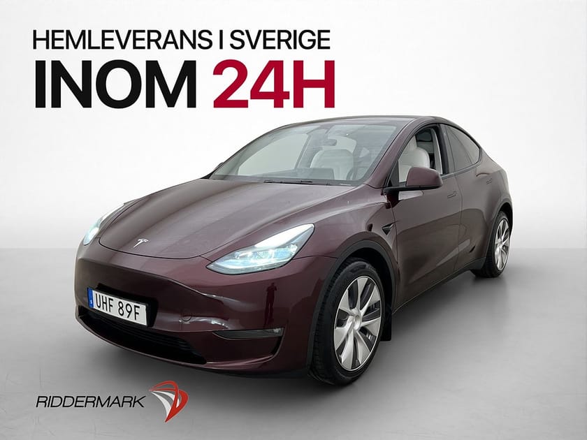 Bild 1 av Tesla Model Y Long Range AWD Ljus interiör Drag AP Pano MOMS