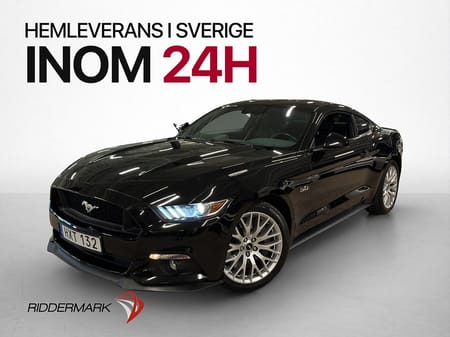 Ford Mustang GT 5.0 V8 421hk Sv.Såld Skinn Ventilerade-Säten