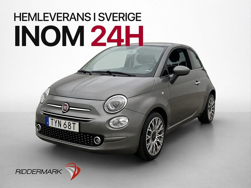 Bild 3 av Fiat 500 1.2 8V Lounge Pano Sensorer Farthållare Kamrem-bytt