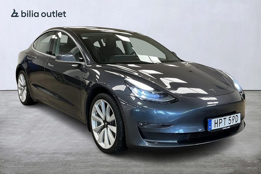 Bild 2 av Tesla Model 3 Long Range AWD Panoramaglas Dragkrok